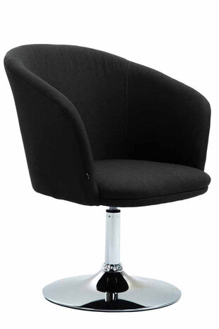 Lounge Ercada Stof Zwart