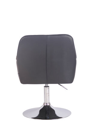 Lounger Wollingten kunstleer Zwart,Chroom