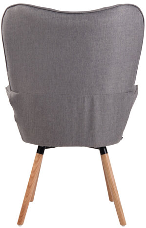 Lounger Oshfard Stof Grijs,natura
