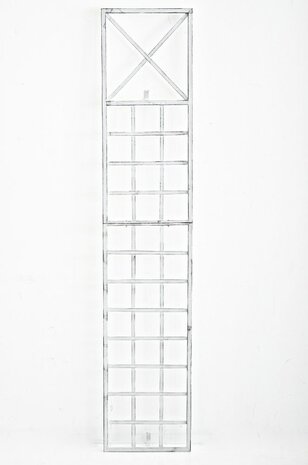 Plantenklimrek Trogi muurmontage antik Wit