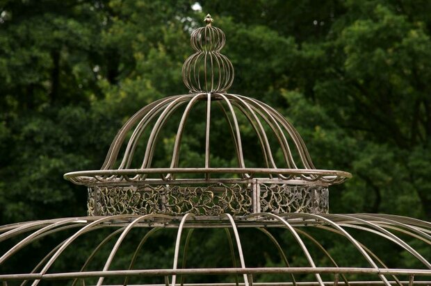 Luxe Paviljoen Romantisch rond 350 cm bronze, 