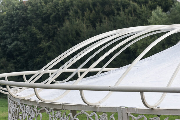 Dach für Luxus Pavillon Romantik 350 cm, Wit