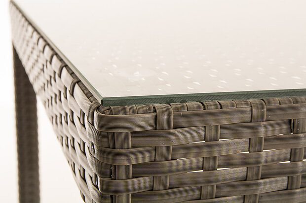 Tuin Barset Wicker Ilei Grijs,CremeWit