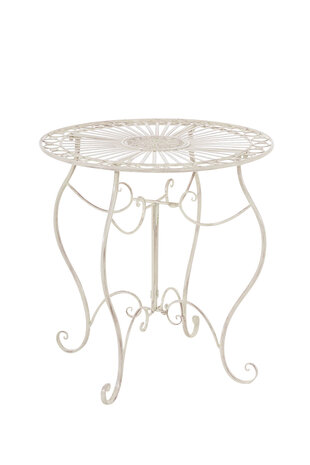 IJzeren tafel Andri antik-Creme