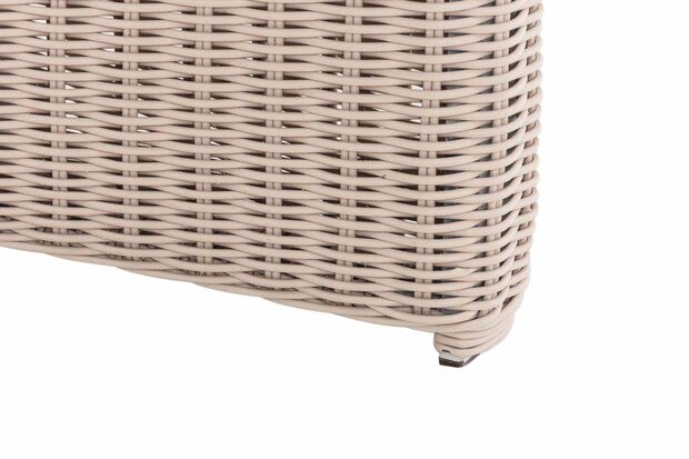 Wicker tafel Fantano XL perlWit