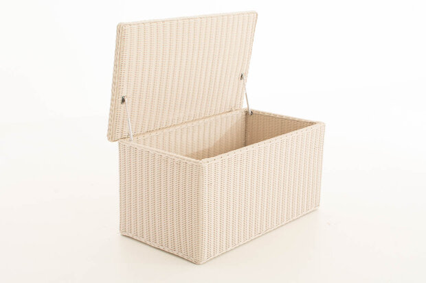 Luxe Kussenbox 5mm perlWit,L