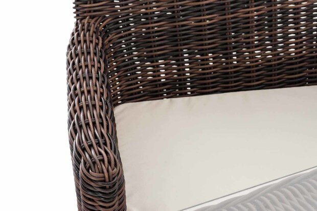 Balkonset Sonkt Marla 5 mm Bruin-meliert,CremeWit