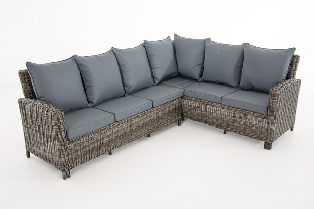 Lounge Dining Set Menire 5mm Grijs-meliert,eisenGrijs