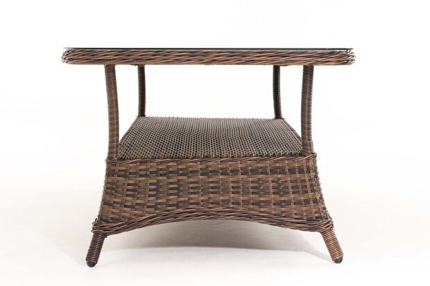 Loungetafel Pandora 5mm Bruin-meliert,160x80 cm