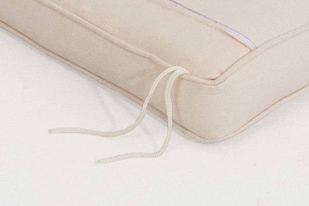Kussen voor nostalgie banken 103x46x7 cm 101x44x7 cm, Creme
