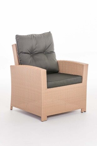 PolyRoodan fauteuil Fosoli sand,anthrazit