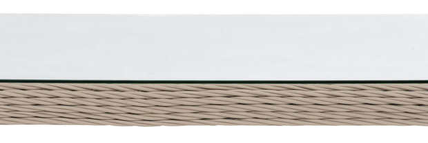 Tuintafel Ilei 5mm perlWit