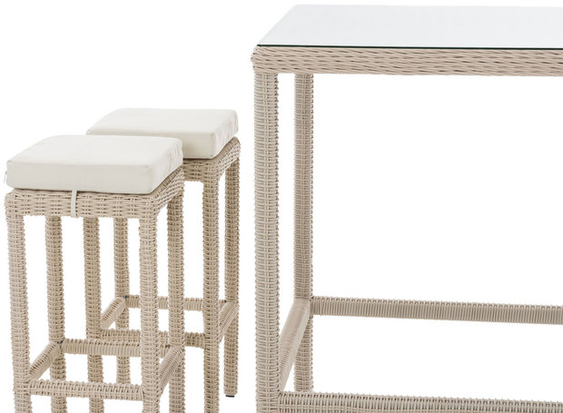 Tuinbar Ilei 5mm perlWit,CremeWit