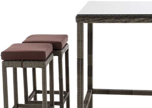 Tuinbar Ilei 5mm Grijs-meliert,terraBruin