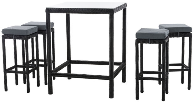 Tuinbar Ilei 5mm Zwart,eisenGrijs
