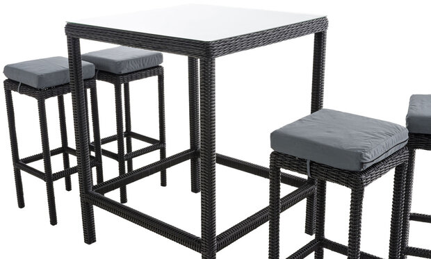 Tuinbar Ilei 5mm Zwart,eisenGrijs