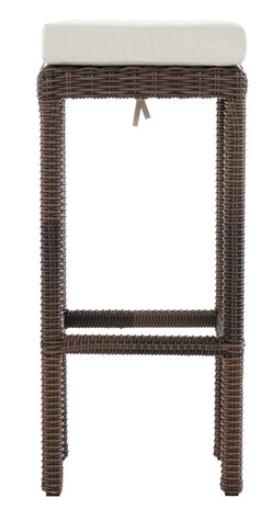 Barkruk Ilei 5mm Bruin-meliert,CremeWit