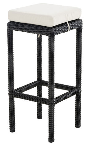Barkruk Ilei 5mm Zwart,CremeWit