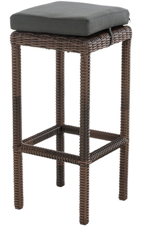 Barkruk Ilei 5mm Bruin-meliert,anthrazit