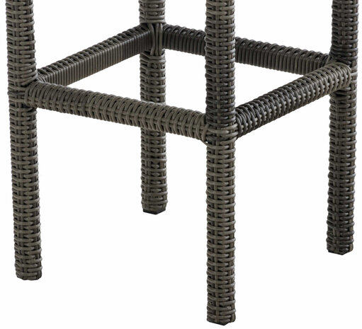 Barkruk Ilei 5mm Grijs-meliert,anthrazit
