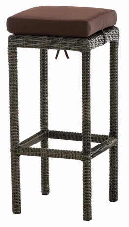 Barkruk Ilei 5mm Grijs-meliert,terraBruin