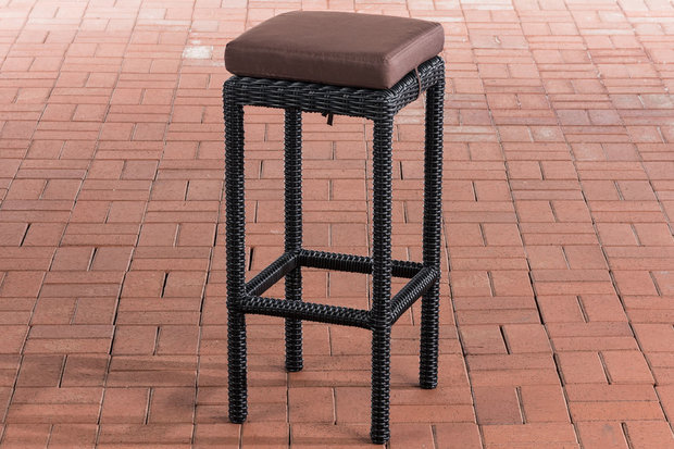 Barkruk Ilei 5mm Zwart,terraBruin