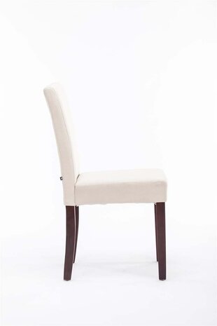 Eetkamerstoel Ani Stof Creme,cappuccino