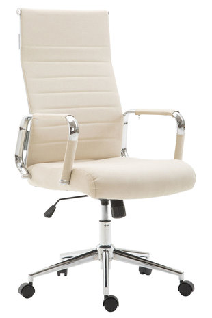 Bureaustoel Columbus Stof Creme
