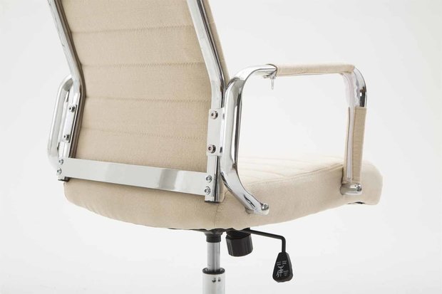 Bureaustoel Columbus Stof Creme