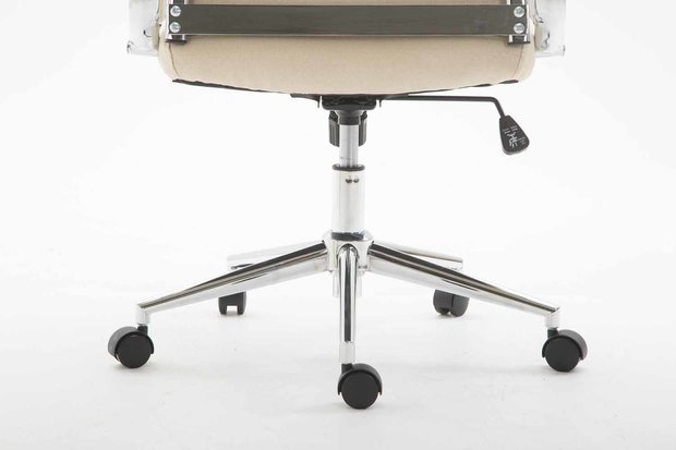 Bureaustoel Columbus Stof Creme