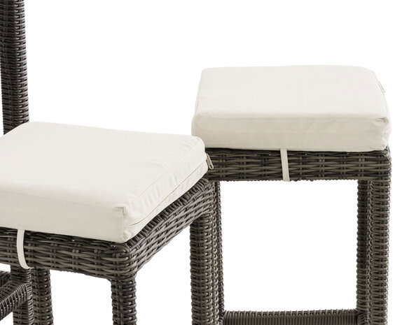 Tuinbar Ilei 5mm Grijs-meliert,CremeWit