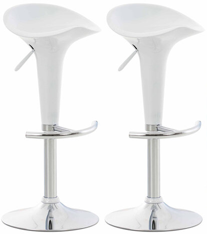 Set van 2 barkrukken Seddla Wit