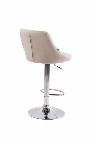 Set van 2 barkrukken Lozia Stof Creme