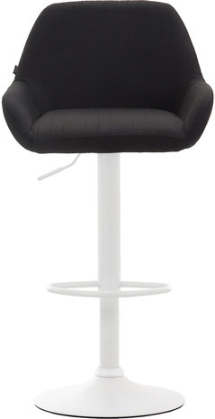 Barkruk Brigi Stof Zwart,Wit