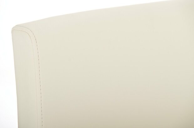 Set van 2 barkrukken Poras Kunstleer Creme