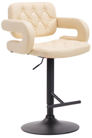 Barkruk Diblun Creme,Zwart