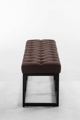 Bank Uman B stof Bruin,120 cm