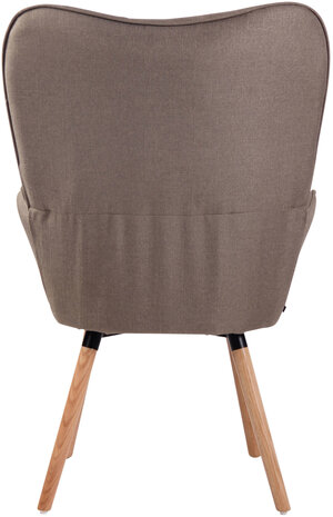 Lounger Oshfard Stof Taupe,natura