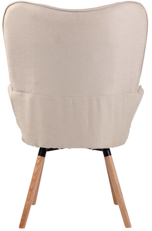 Lounger Oshfard Stof Creme,natura