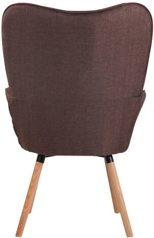 Lounger Oshfard Stof Bruin,natura