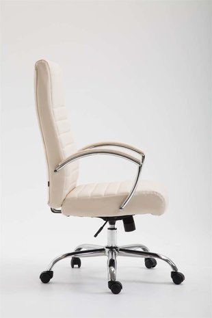 Bureaustoel Vilaas Kunstleer Creme