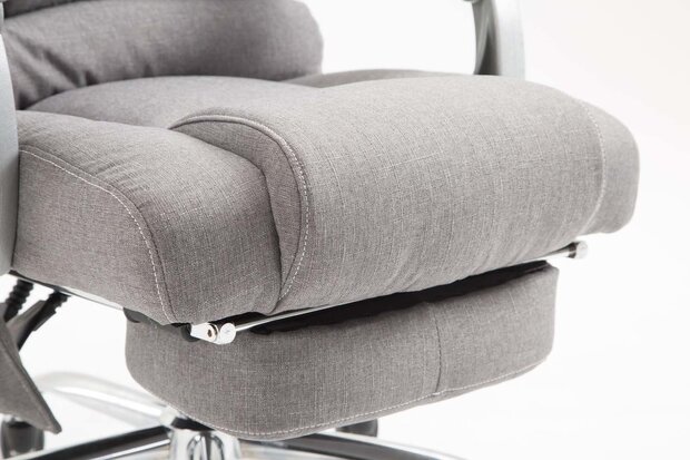Bureaustoel Picifac Stof met Massagefunctie Grijs