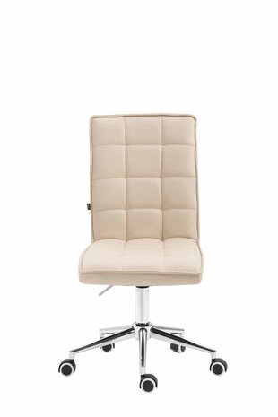 Bureaustoel Pikeng V2 kunstleer Creme