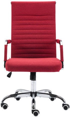 Bureaustoel Amodara kunstleer Rood,Stoff