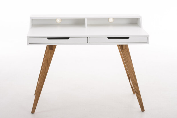 Bureau Oaten Wit,110 cm