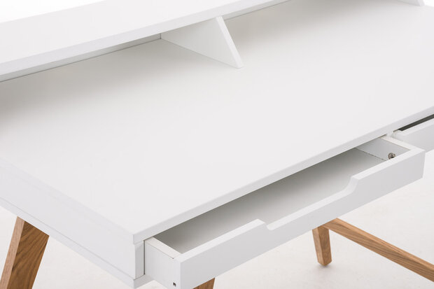 Bureau Oaten Wit,110 cm
