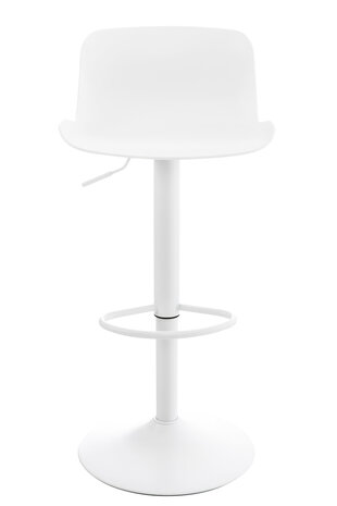 Set van 2 barkrukken Ilmidi Kunststof Wit