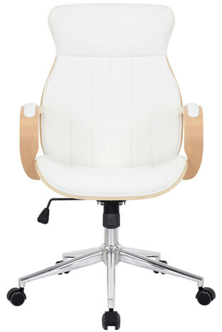 Bureaustoel Malille natura/Wit