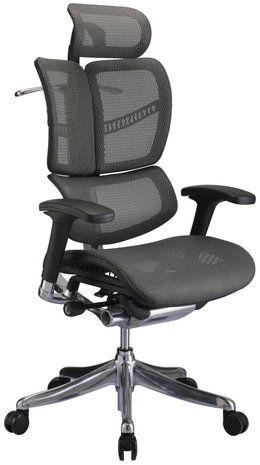 Ergonomische Bureaustoel Norfolk Grijs