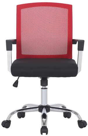 Bureaustoel Mobletan Zwart/Rood